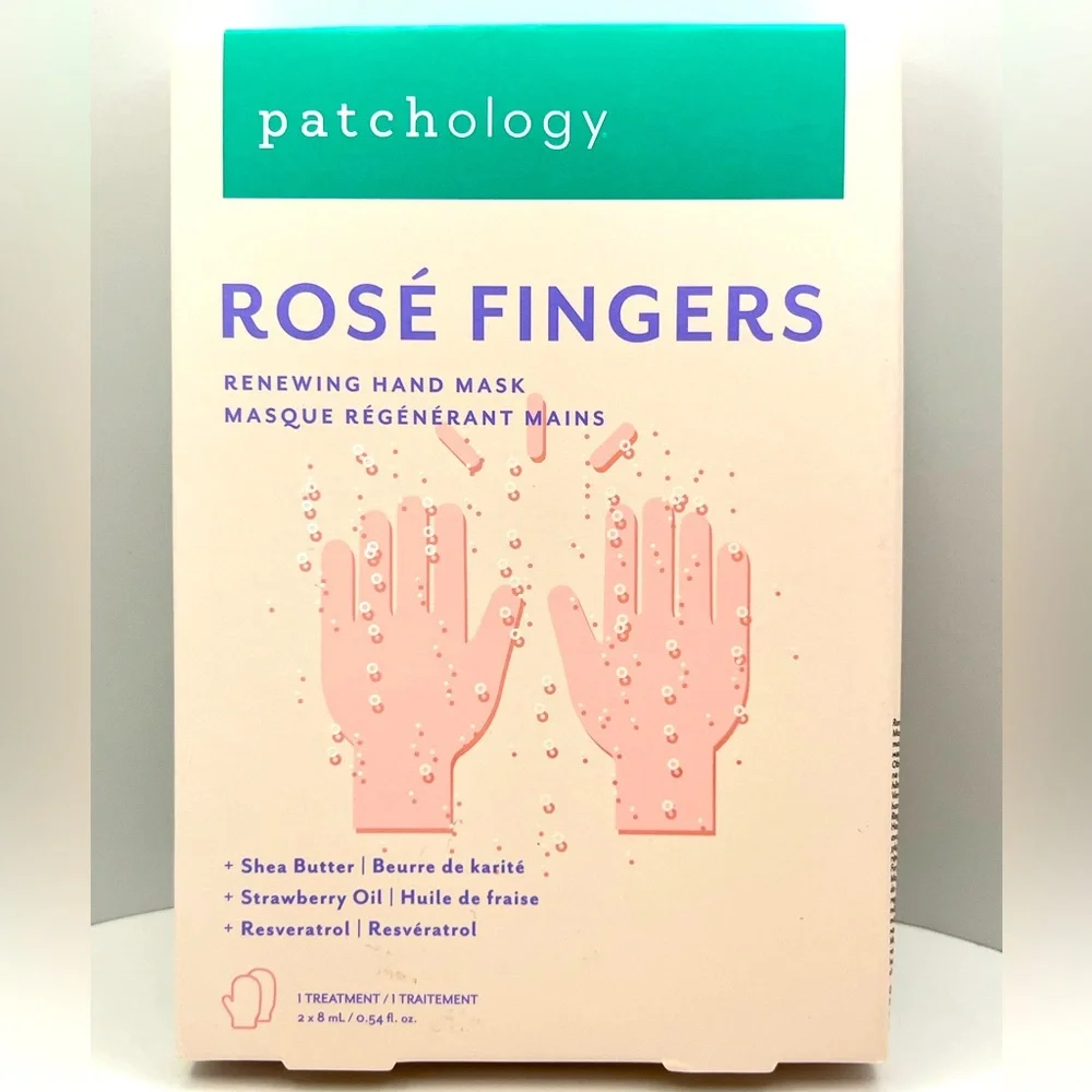 🦋$8 ~ Patchology ~ Rosé Fingers - Renewing ~ Hand Mask ~ NEW